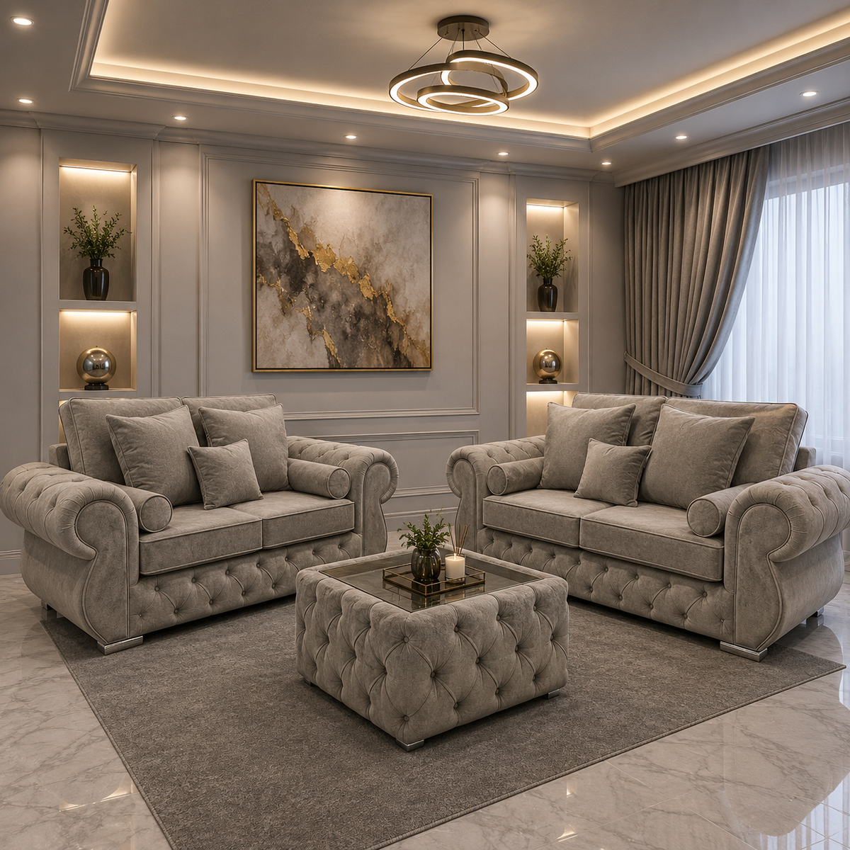 Falcon Chesterfield Sofa – Timeless Elegance & Signature Style