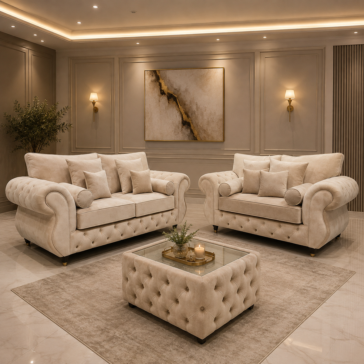 Falcon Chesterfield Sofa – Timeless Elegance & Signature Style