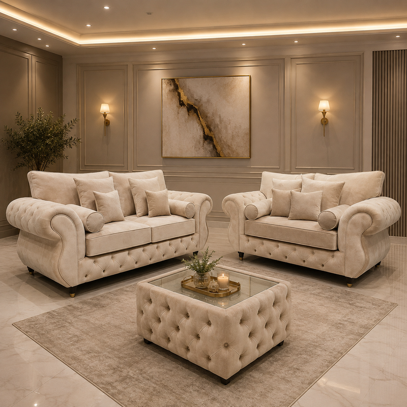 Falcon Chesterfield Sofa – Timeless Elegance & Signature Style