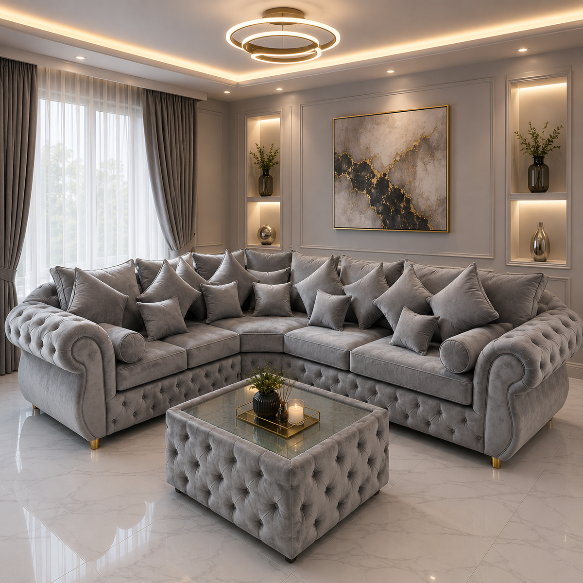 Falcon Chesterfield Sofa – Timeless Elegance & Signature Style