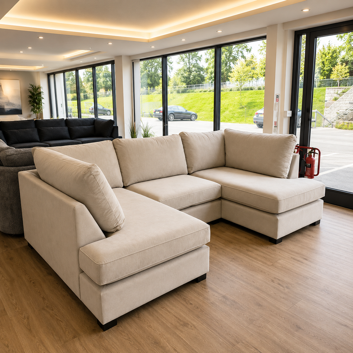 Mini U Shape Sofa – Compact Style & Spacious Comfort