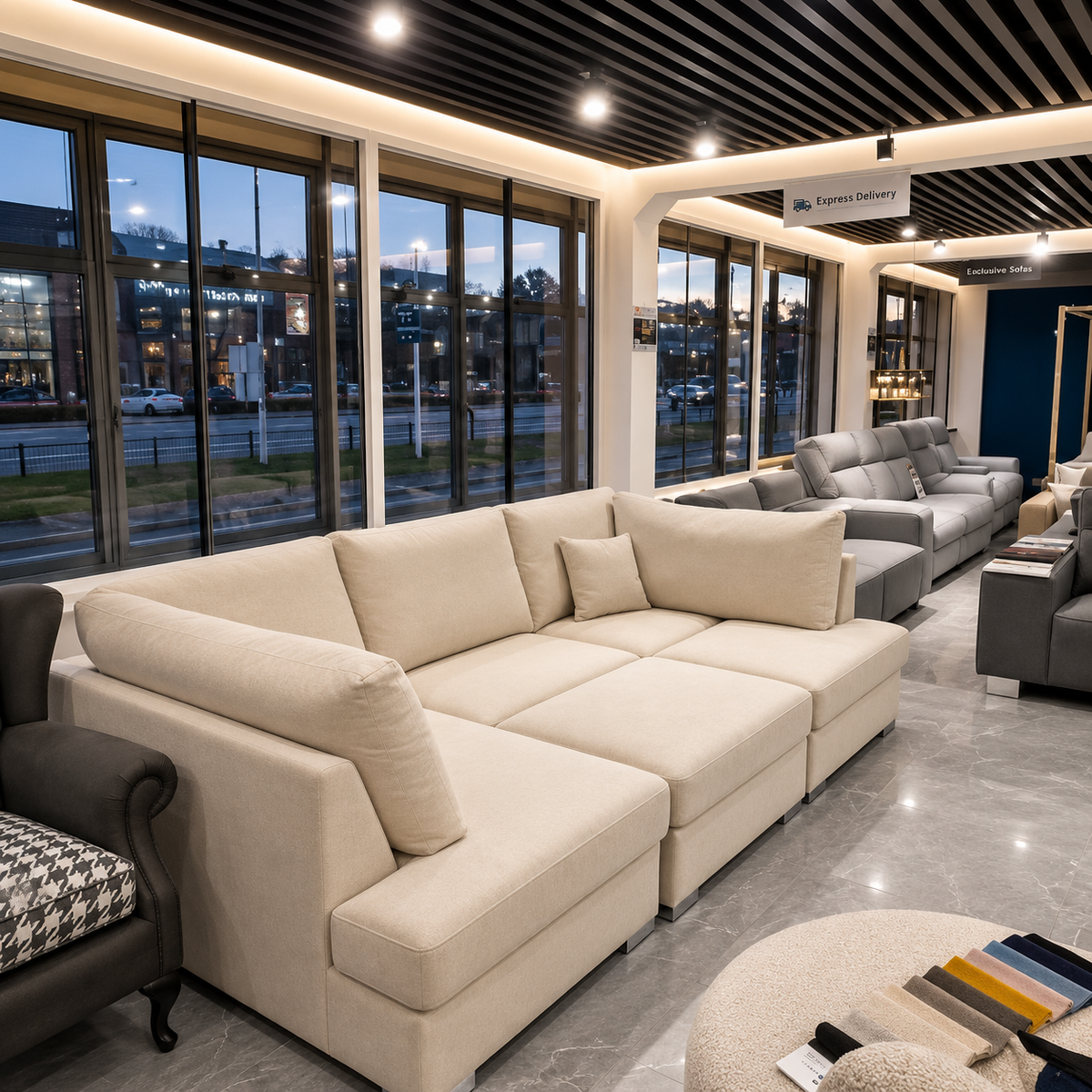 Mini U Shape Sofa – Compact Style & Spacious Comfort