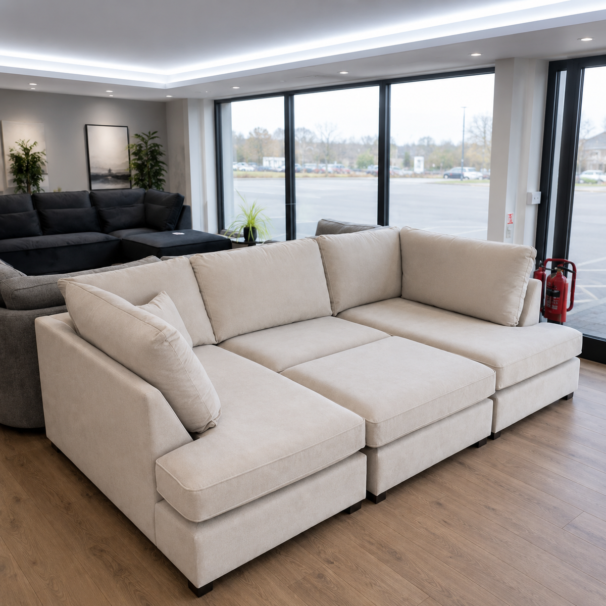Mini U Shape Sofa – Compact Style & Spacious Comfort